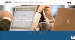 Desktop Screenshot of literis.com.br