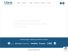 Tablet Screenshot of literis.com.br